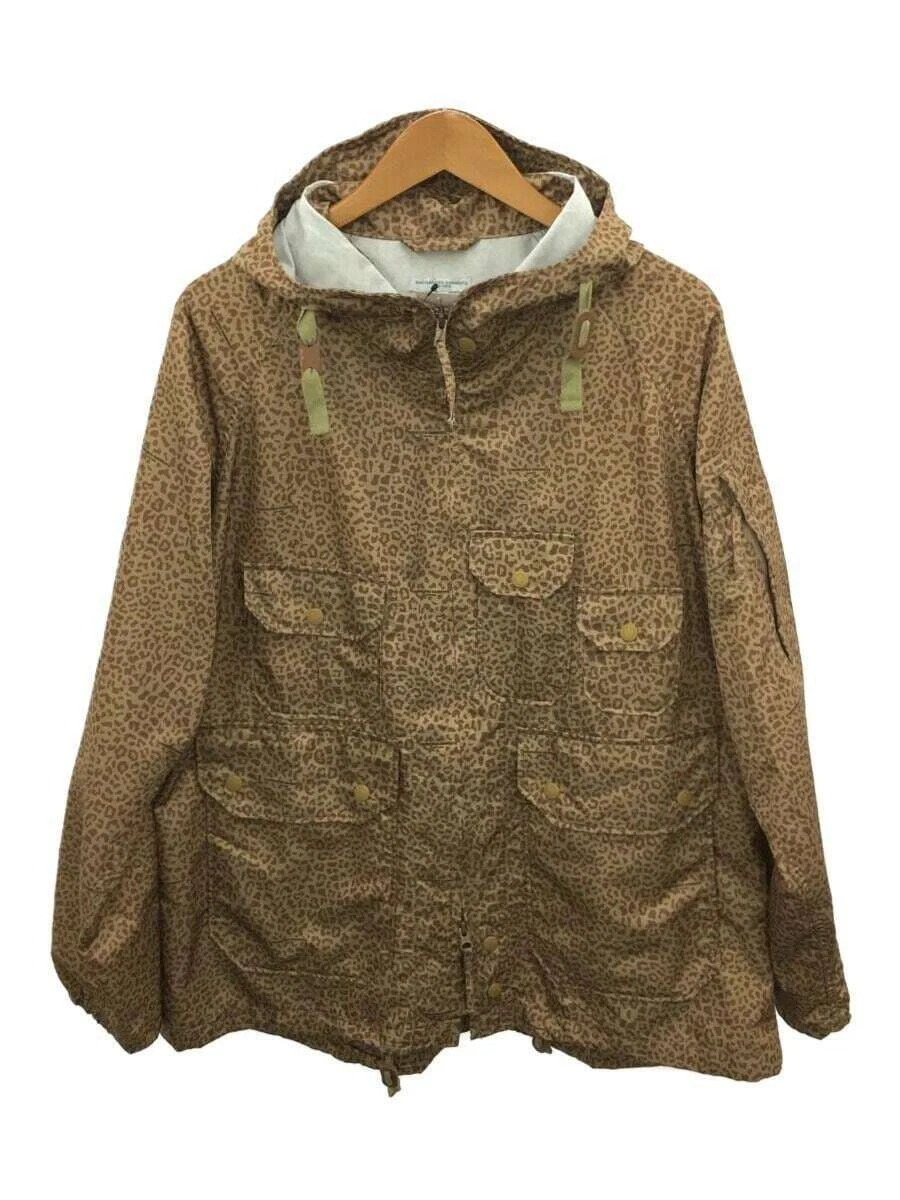 Engineered Garments 22SS Atlantic PARKA-BROWN POLY FIBER LEOPARD