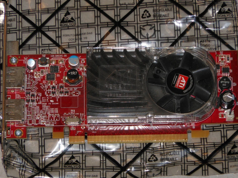  ATI Radeon HD 3450 256MB DDR2 PCI Express DMS-59 Low Profile SFF Video Card  - Image 2 of 3