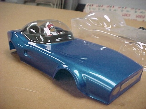 1/24 slotcar 1/24 scale Vintage slot car body repro of Internation Piranha MK11 - Picture 5 of 6