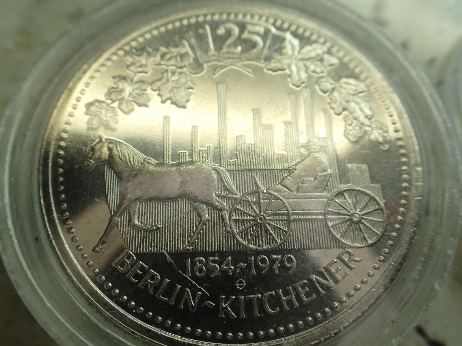Set Of 3 1979 125th Yr Oktoberfest Dollars KitchenerWaterloo Silver