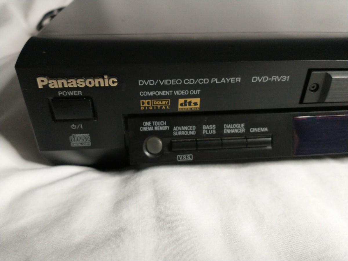 新品未使用 Panasonic パナソニック DVD-RV31-S プレーヤー Panasonic DVD-RV31 DVD Player -No remote- Tested Works