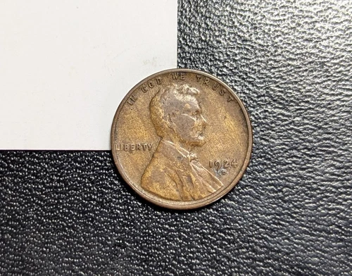 1924-D Lincoln Wheat Cent Key date Fine