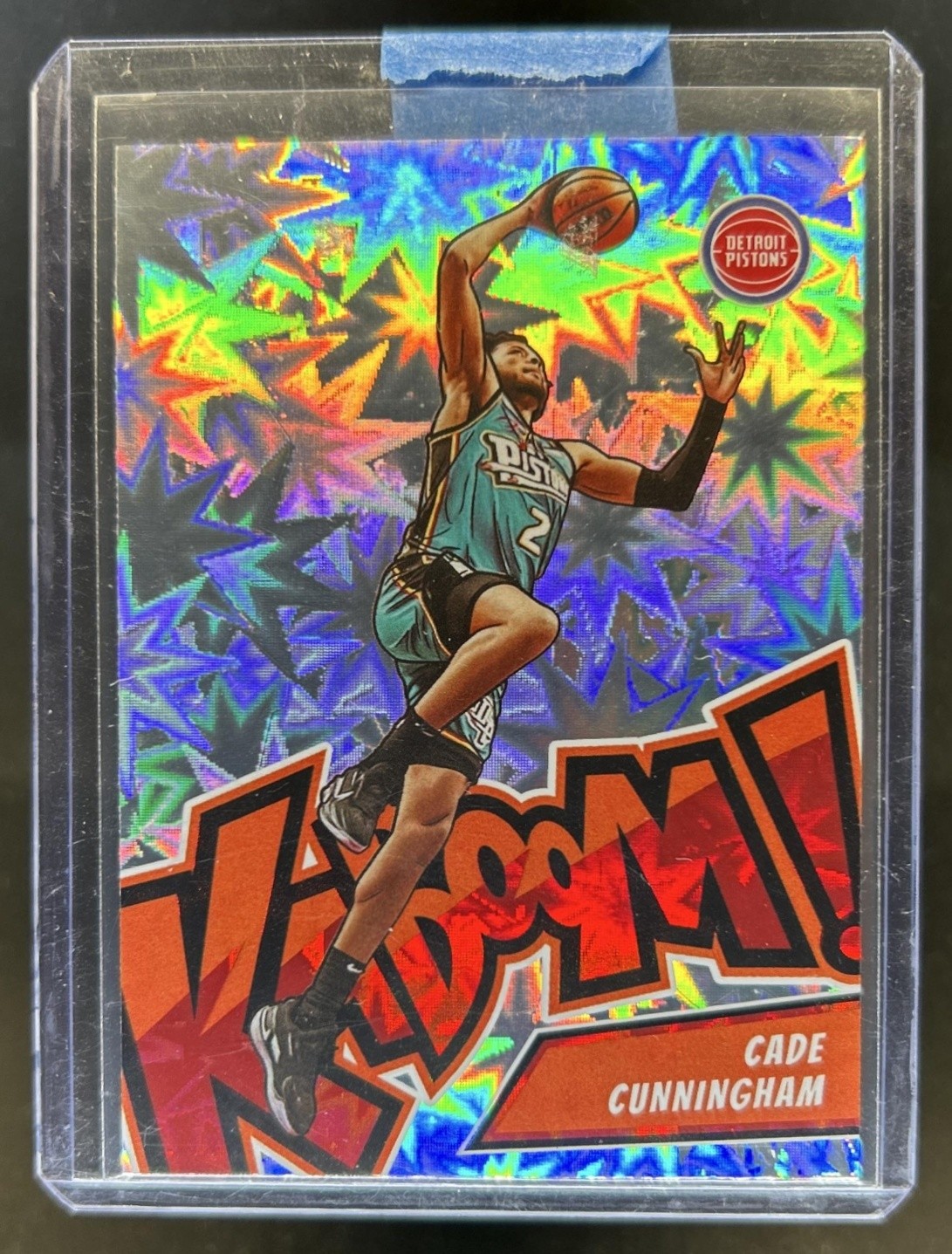 2022-23 Panini Crown Royale Cade Cunningham Kaboom SSP #10 Pistons