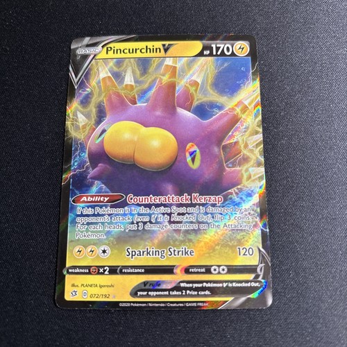 Pincurchin v Ultra Rare Card 072/192