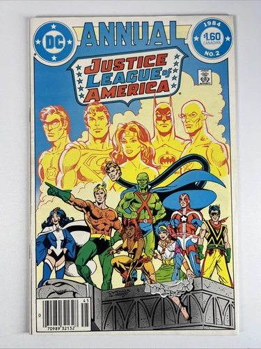Justice League of America Annual #2 (1984) 1st Steel, 1st Vibe ~ DC Comics