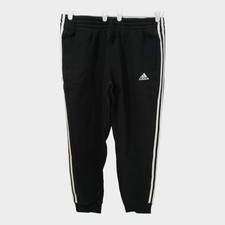 Adidas Men's Essentials Fleece 3-Stripes Tapered Cuff Pants Size XL