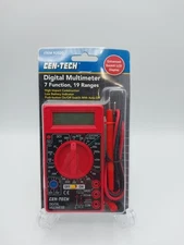 Cen-Tech 7 Function Digital Multimeter 92020 Battery Tester Voltage  10 A - NEW