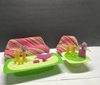 Barbie Vintage Dream House Furniture, 1977, Couch, Chair, Tables, Accessories