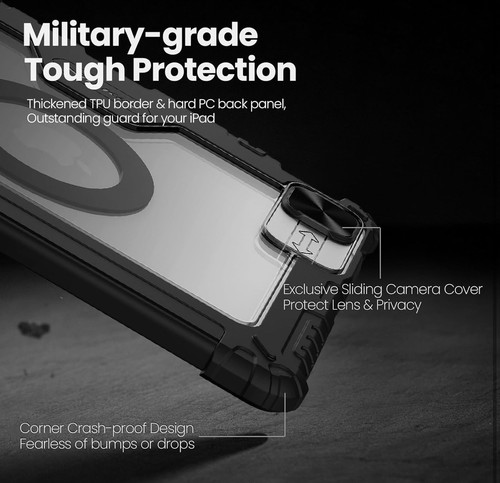 Backlit Keyboard Case for iPad Pro 12.9" with Stand & Pen Holder - 第 6/11 張圖片