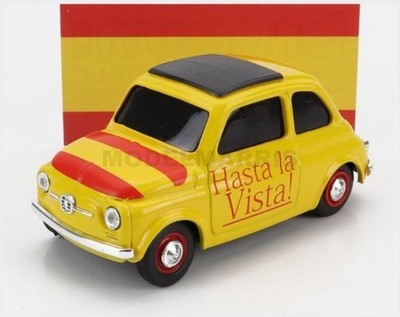 Brumm BR057 Fiat - 500 Hasta La Vista - Viva La Vida - Yellow Red - 1/43
