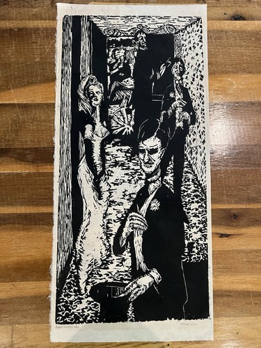 1920er The Guermantes Way Marcel Proust antiker Holzschnitt von William Wilson - Bild 1 von 7