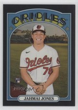 2021 Heritage High Number Chrome Black Border Refractor 41/72 Jahmai Jones 0kb5