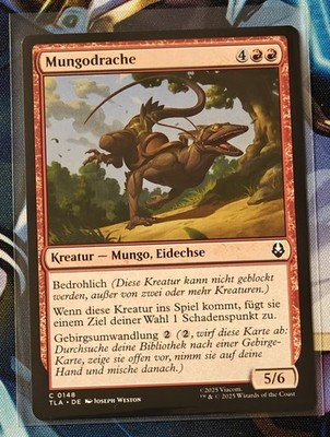 Mungodrache TLA-148 - Common - NM - Deutsch - MTG - Mongoose Lizard