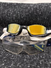 Michael Phelps Swimming Goggles Mirrored Lens AquaSphere K180 - Made in Italy