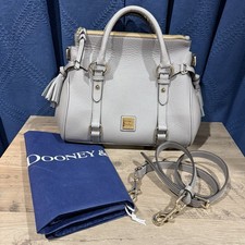 Borsa Dooney & Bourke Sorrento in pelle ciottolata grigio chiaro ottime condizioni