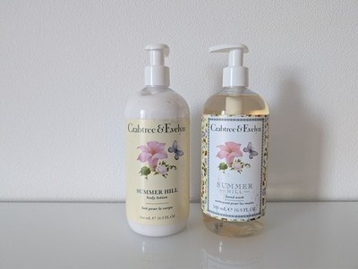 1 x Crabtree & Evelyn Summer Hill hand wash 500 ml & 1 x Summer Hill Body Lotion