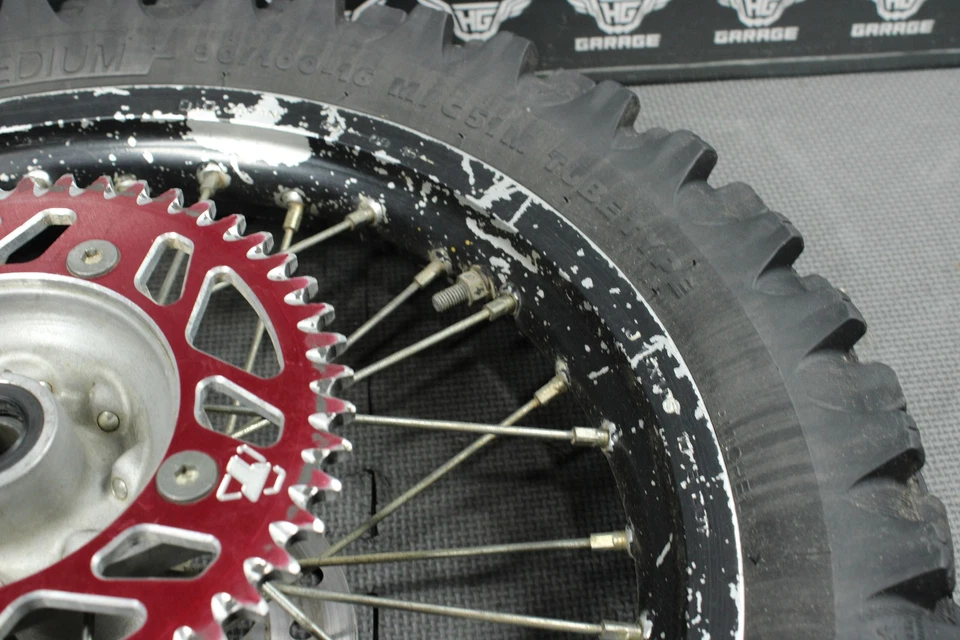 Honda CRF150RB 2017 fabricante original 16" rueda grande rueda trasera llanta conjunto de buje Foto 4 de 4