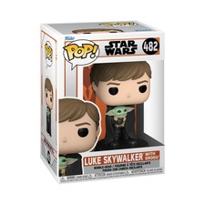 Funko POP! Star Wars: The Mandalorian - Luke Skywalker con Grogu (el Niño, Ba