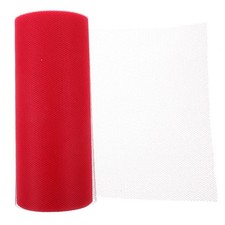 Roll of 22M 15CM Banquet Wedding DIY Tulle Craft Tutu Decoration Red 