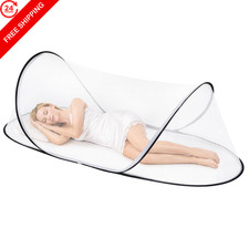 Large Pop Up Mosquito Net for Bed 78.7"x31.5"x23.6", White