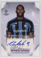 2022 Topps UEFA Club Competitions Ultimate Stage Romelu Lukaku #US-RL Auto 7y2