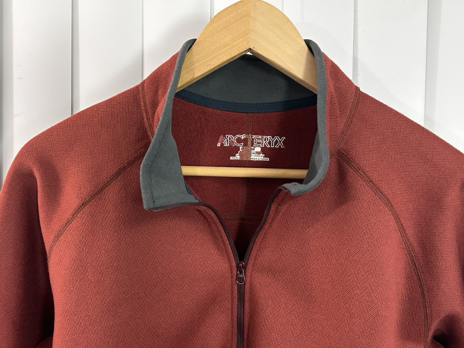 ARC'TERYX Arcteryx Polartec Pullover Maglione Vintage Marrone Taglia M