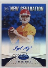 2013 Certified New Generation Mirror Blue Signatures 92/100 Tyler Bray Auto 0a3