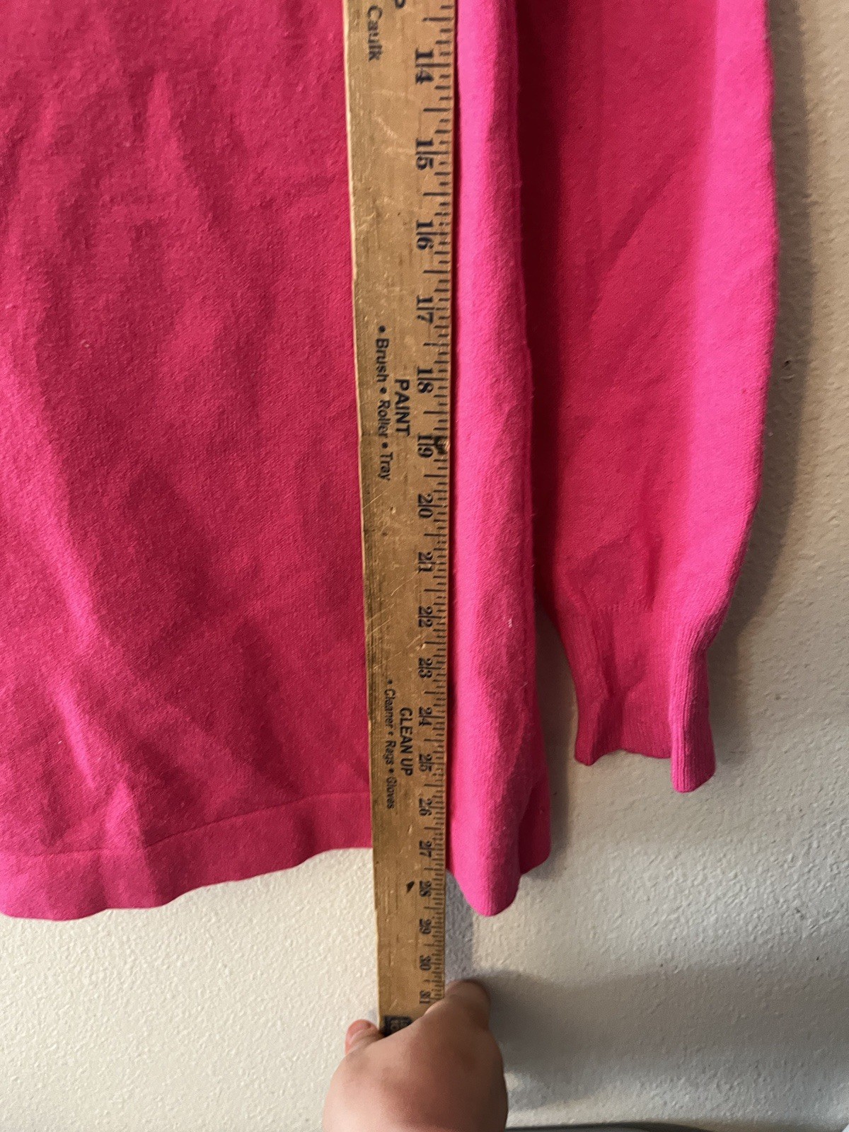 French Connection Pink Solid Cowl Neck Sweater sz… - image 5