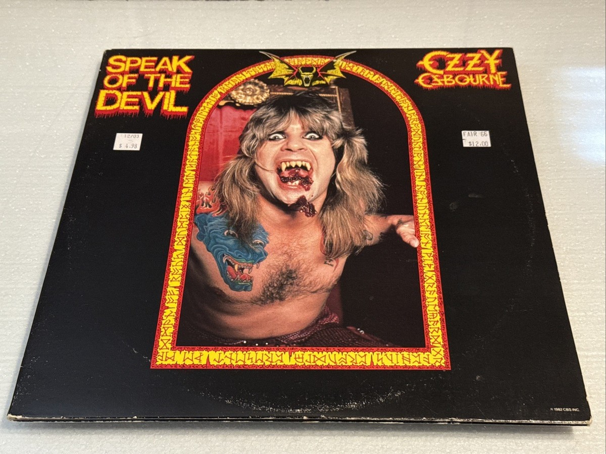 VINYL VG/EX] OZZY OSBOURNE - SPEAK OF THE DEVIL LP 2 RECORD
