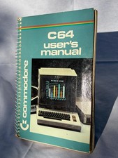 Commodore 64 User s Manual - Original 1984 Vintage Spiral Bound - Good Condition
