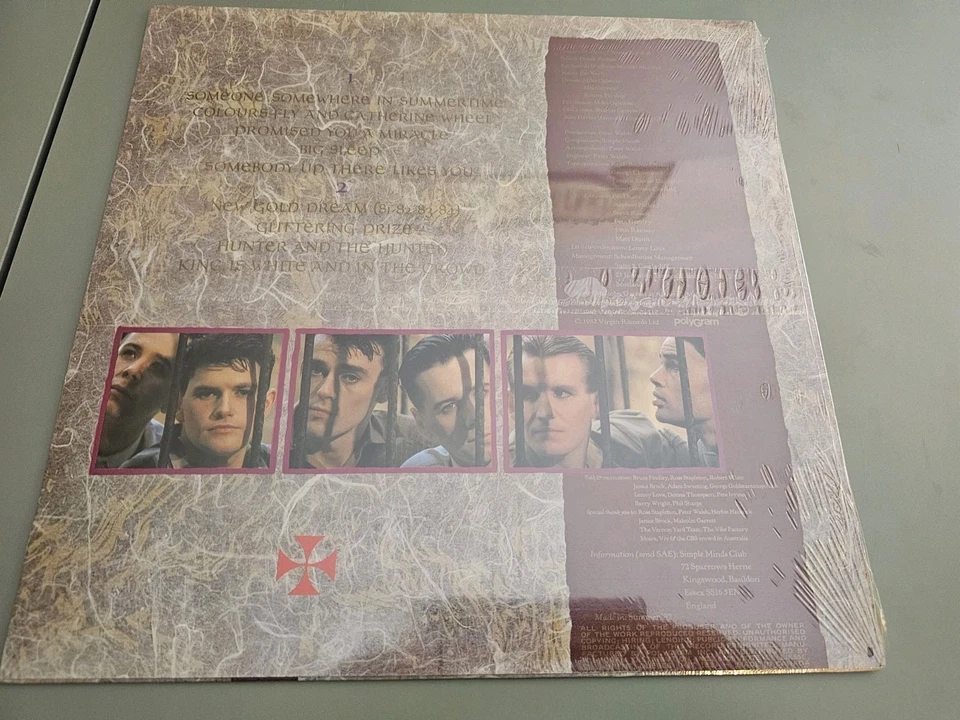 SIMPLE MINDS- New Gold Dream LP Limited Gold Vinyl Canadian Import SEALED - Image 4 of 4