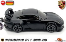 RARE KEYCHAIN CARBON BLACK PORSCHE 911 GT3 CUSTOM Ltd Ed. NICE GIFT