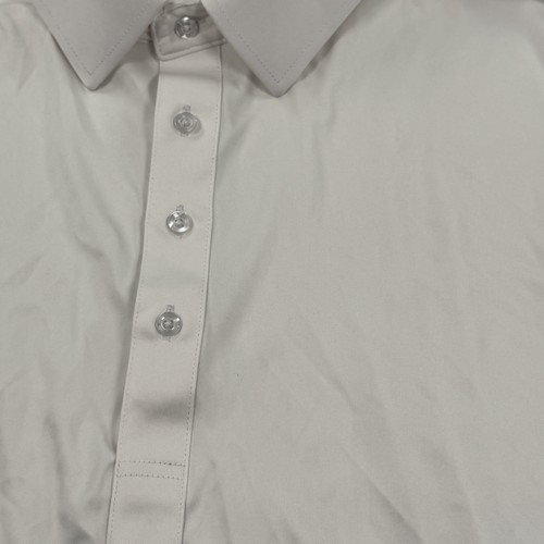 Collars & Co Polo Para Hombres 2XL Blanco Cuello de Vestido Rendimiento Poliéster Golf - Imagen 6 de 10