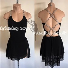 Figure Skating Dress Women's / Girls' Ice Skating Dress black
