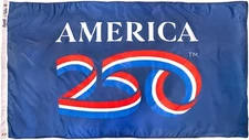 America 250 Special Edition Flag – Nyl-Glo Nylon | 3’x5’ Outdoor | Made in USA
