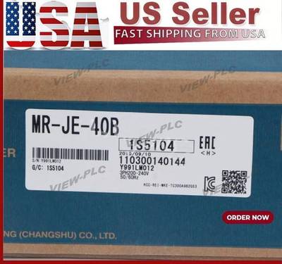 #ad MR JE 40B 1PCS NEW MITSUBISHI SERVO MOTOR MR JE 40B $152.32