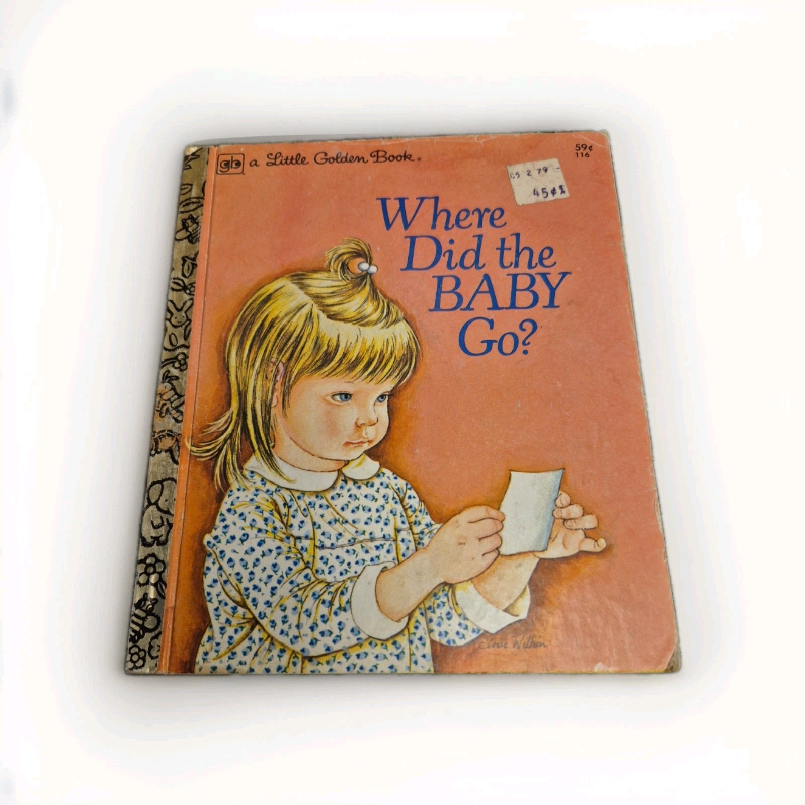 Where Did the Baby Go? ~ 1st ed. childrens Little Golden Book 116, Eloise Wilkin