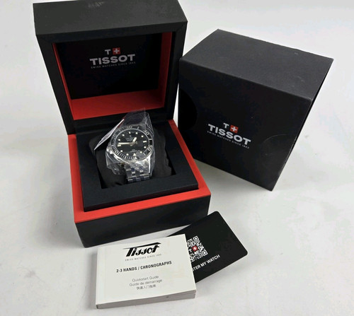 Tissot Seastar 1000 Powermatic 80 Black Dial 43mm Wristwatch T120.407.11.051.00