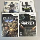Call Of Duty Game Lot - COD 3 MW3 W@W COD Black Ops Nintendo Wii - Bundle Tested