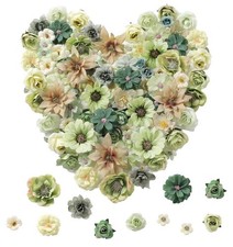 Realistic Mini Silk Flower Heads Multicolor Daisy Rose Artificial Flower