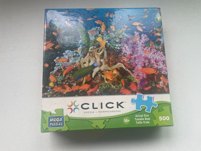Mega Puzzles Click 500 Pieces Tropical Reel