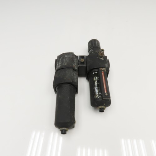 Norgren F74H-4AD-AD0 1/2" NPT Compressed Air Filter Regulator Lubricator 250 PSI