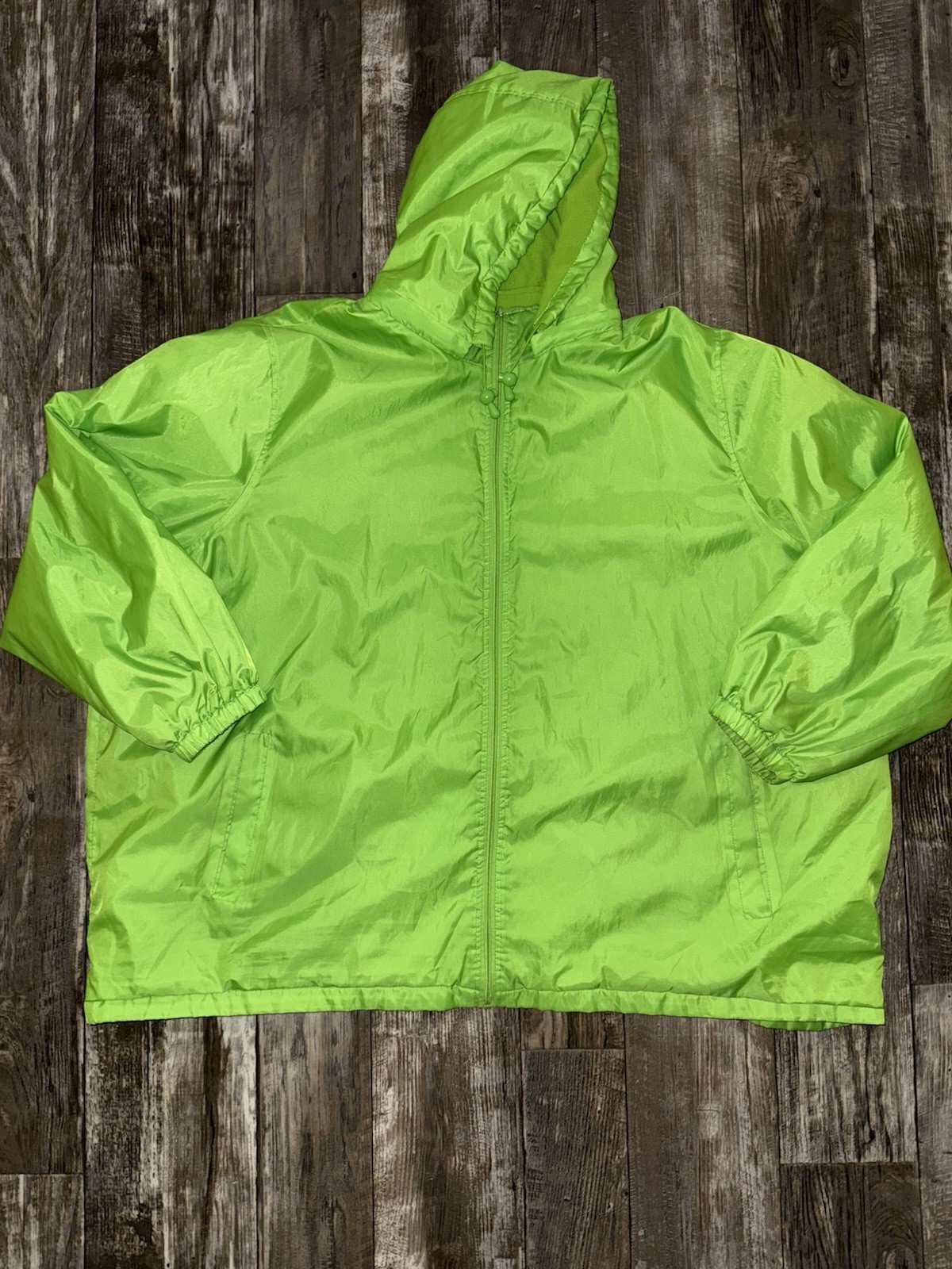 With Removable Hood Green