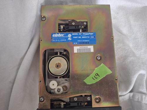 Cipher Data products Model 525 FloppyTape Drive Part No. 960273-046k floppy Tape - Afbeelding 2 van 8