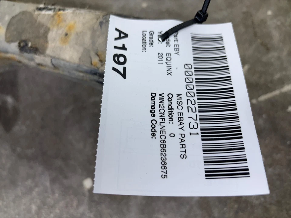 Chevrolet Equinox 2007-2017 AWD subchasis trasero cuna travesaño OEM Foto 4 de 4