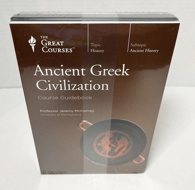 The Great Courses Ancient Greek Civilization McInerney 12 Disc & Guidebook Set