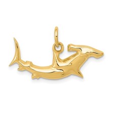 14k Hammerhead Shark Charm D3450