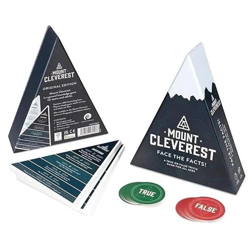 1/2pcs MOUNT CLEVEREST - Card Game Christmas Trivia Fun Family