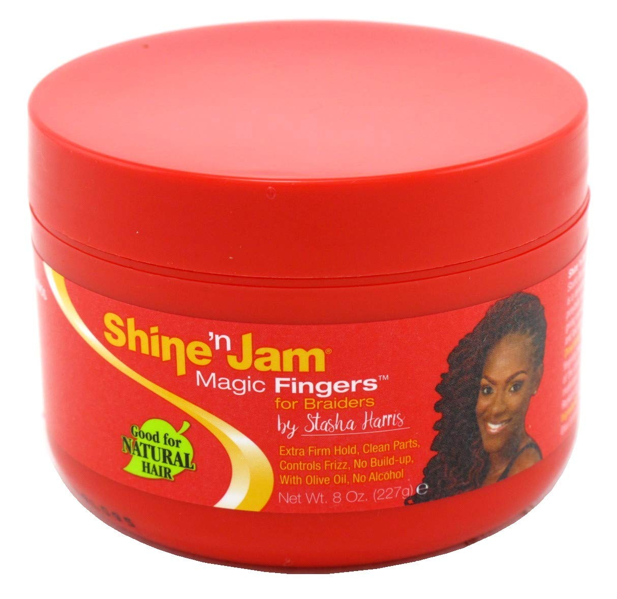 Shine N Jam Magic Fingers For Braiders Extra Firm Hold 8 Ounce (Pack of 6)