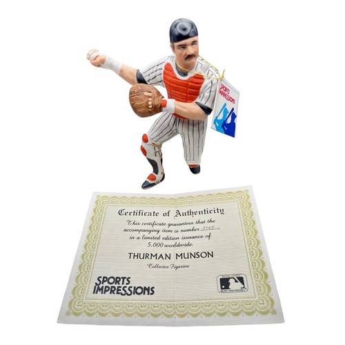 Sports Impressions MLB Thurman Munson Collector’s Statue Figur Neu